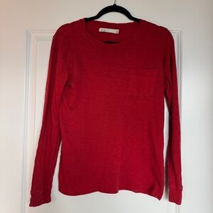 EUC MADEWELL Hi-Line 100% Cotton Long Sleeve Tee Tshirt, Size Large